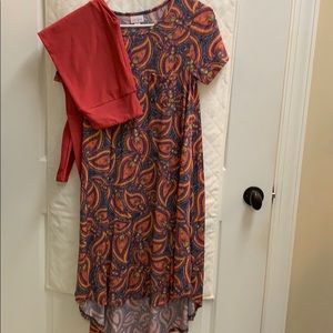 Lularoe XXS Carly w/os leggings